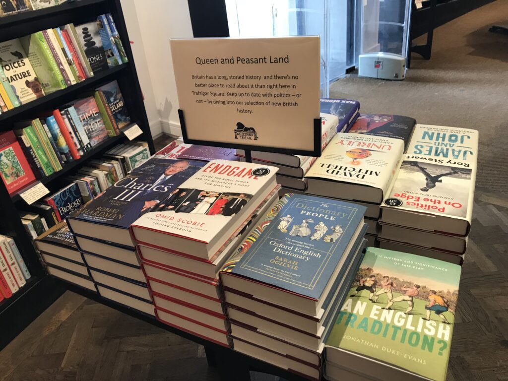Spotted in Waterstones Trafalgar Square